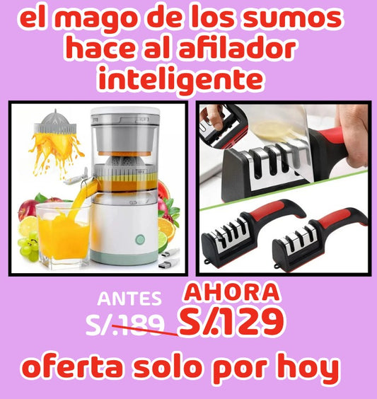 El mago de los sumos al afilador inteligente